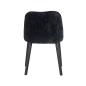 Preview: Twiggy black chenille - moderner Stuhl